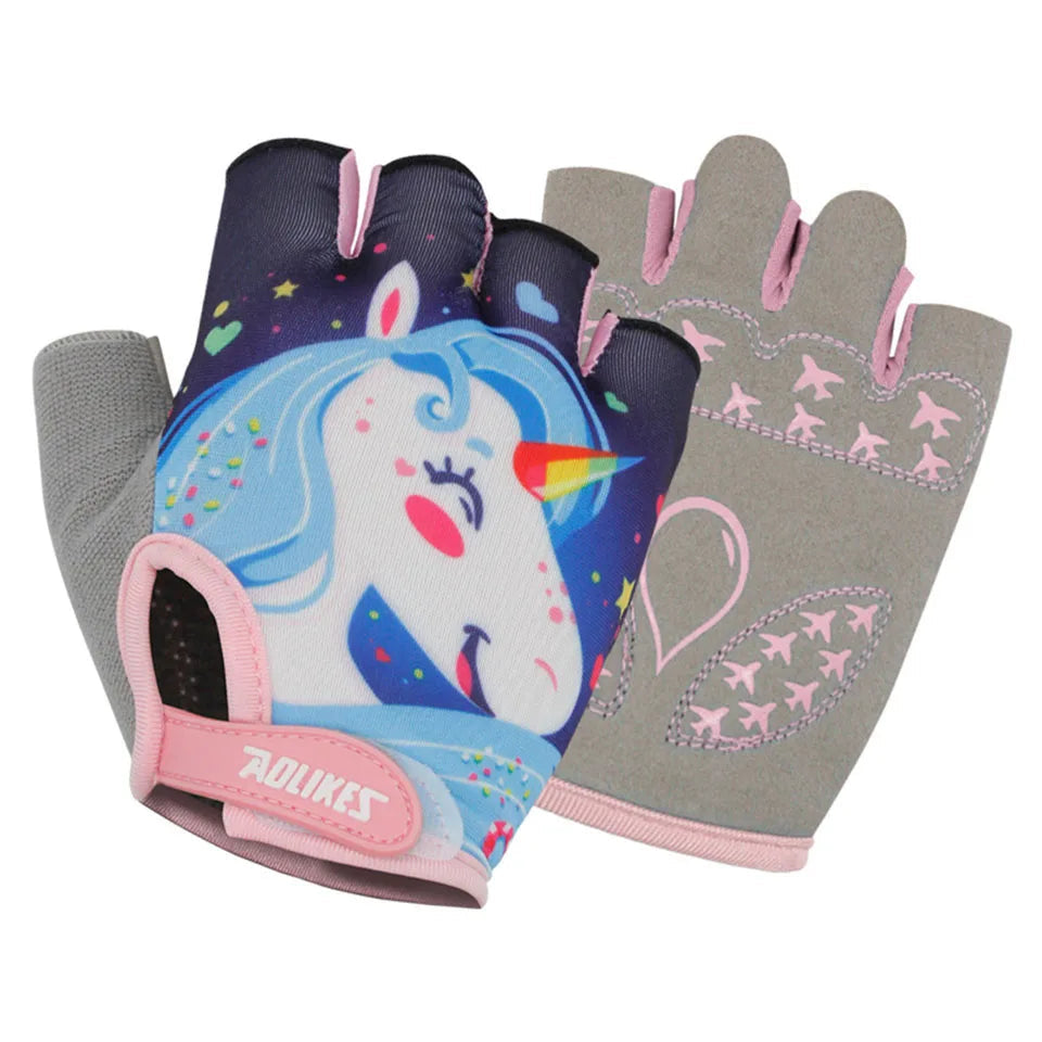 Kids Half Finger Gloves
