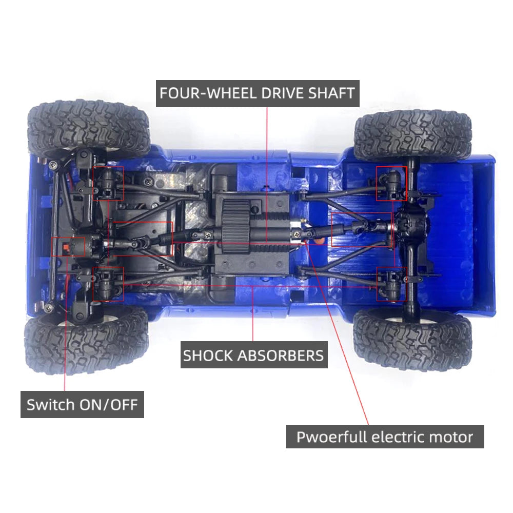 4WD Rock Crawler RC Car