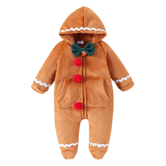 Christmas Gingerbread Romper