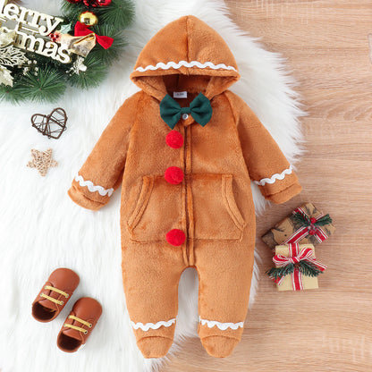 Christmas Gingerbread Romper